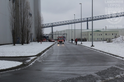 11.03.2023, B2:Gewerbe, Brand im Kohlezwischenbunker, Kraftwerk Lippendorf - EINSATZÜBUNG